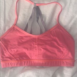 Coral Lululemon sports bra